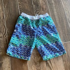 Hanna Andersson Boys lined swim shorts size 130